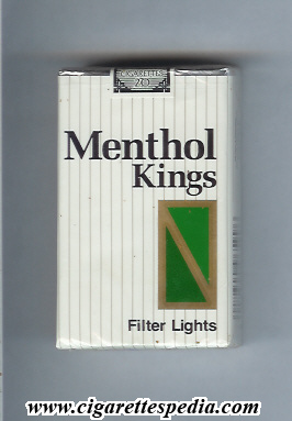menthol american version filter lights ks 20 s usa