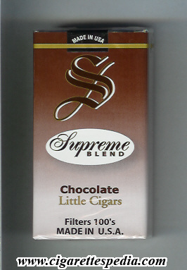 supreme american version design 2 blend little cigars chocolate l 20 s usa
