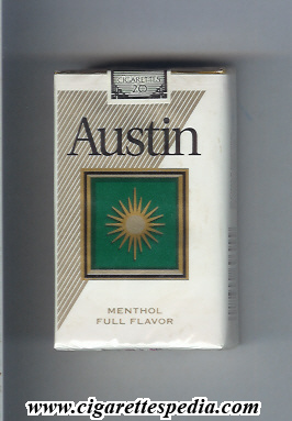 austin american version with square menthol full flavor ks 20 s usa