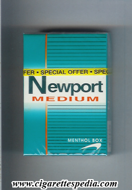 newport medium menthol ks 20 h usa