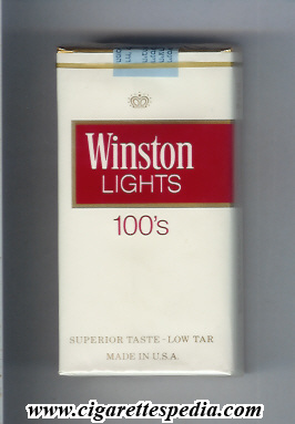winston lights white red l 20 s usa