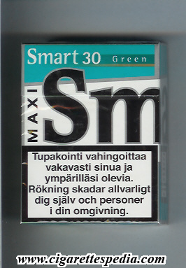 smart finnish version green maxi 30 ks 30 h menthol taste finland