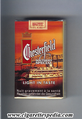 chesterfield light in taste southern special ks 20 s picture 2 switzerland