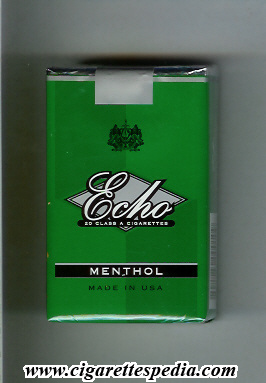 echo american version menthol ks 20 s usa