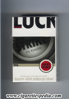 lucky strike collection design limited edition 1916 filters ks 20 h czechia usa