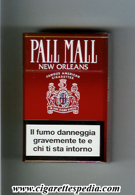 pall mall american version famous american cigarettes new orlean ks 20 h germany italy usa