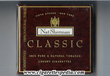 nat sherman classic s 20 b brown usa