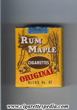 rum and maple original blend no 97 s 20 s usa
