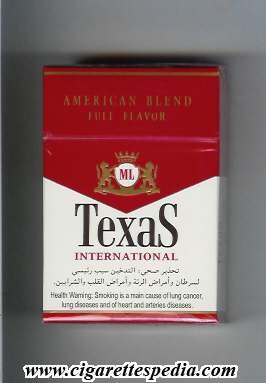texas american version design 2 international american blend full flavor ks 20 h usa