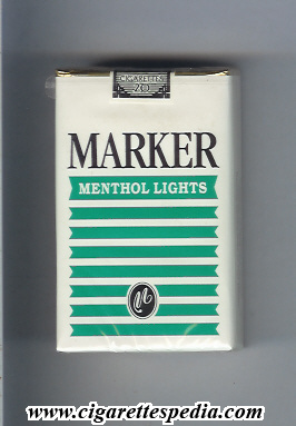 marker menthol lights ks 20 s usa