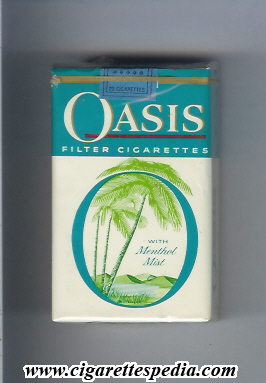 oasis with menthol mist ks 20 s usa