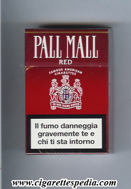pall mall american version famous american cigarettes red ks 20 h germany usa