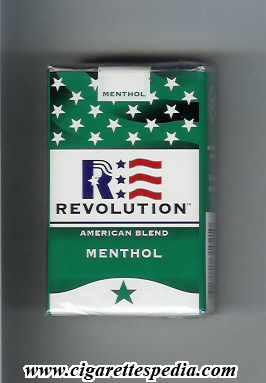 revolution menthol american blend ks 20 s usa
