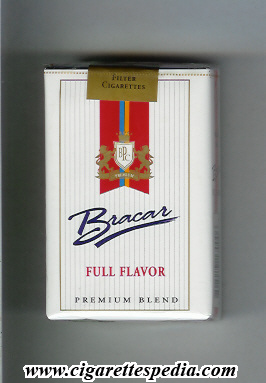 bracar full flavor premium blend ks 20 s india
