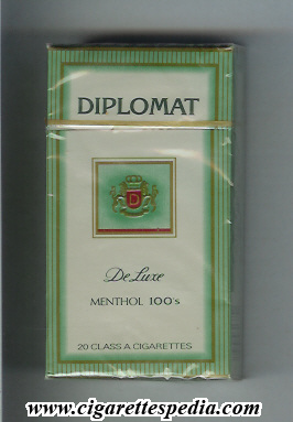diplomat guatemalian version de luxe from below de luxe menthol l 20 h guatemala