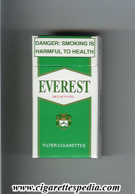 cigarettes in zimbabwe Everest (south-african version) (Menthol) KS-10-H - Zimbabwe and South  Africa