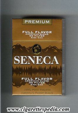 seneca canadian version premium full flavor american blend no filter ks 20 h usa canada