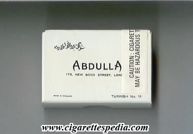 abdulla turkish no 11 0 7s 10 b white england