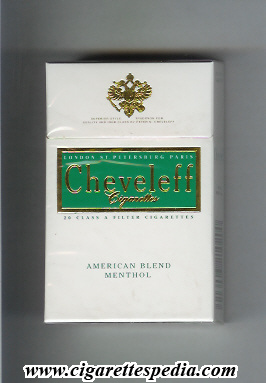 cheveleff american blend menthol ks 20 h russia