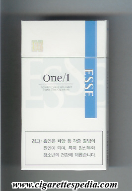 esse south korean version vertical name one 1 l 20 h south korea