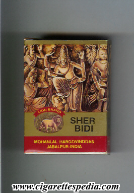 sher bidi lion brand s 20 h with picture india