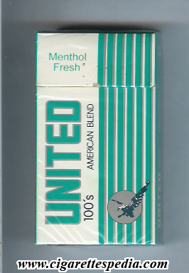 united american version american blend menthol fresh l 20 h australia usa