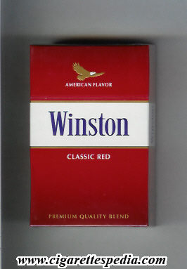 winston with eagle from above on the top american flavor classic red ks 20 h germany spain