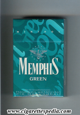 memphis austrian version green menthol ks 20 h austria