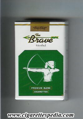 the brave menthol premium blend ks 20 s paraguay
