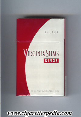 virginia slims name by one line kings filter ks 20 h usa
