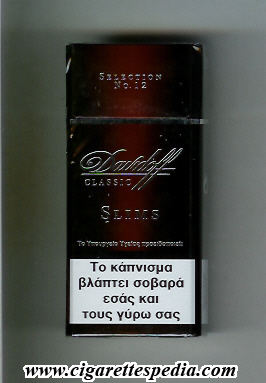 Cigarettes Davidoff Classic Slims