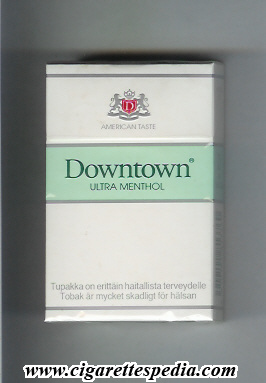 downtown american taste ultra menthol ks 20 h finland