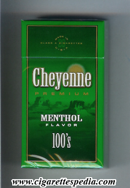 cheyenne premium menthol flavor l 20 h usa