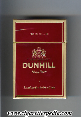 dunhill english version filter de luxe ks 7 h malaysia