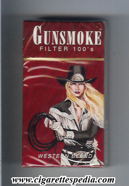 gunsmoke western blend filter l 20 h with cowgirl brown usa