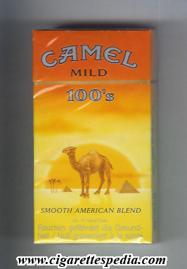 camel with sun smooth american blend mild l 20 h switzerland usa