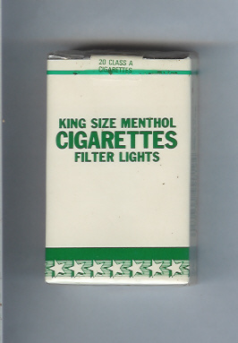 Cigarettes (Menthol Lights) KS-20-S (with stars) - USA