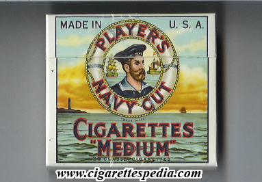 player s navy cut cigarettes medium s 20 b blue yellow usa