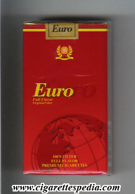 euro full flavor virginia filter l 20 s greece usa