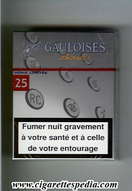 gauloises blondes collection version serie limitee ks 20 h design 1 france