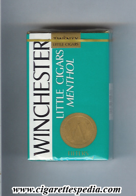 winchester american version little cigars menthol ks 20 s usa
