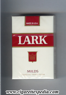 lark charcoal triple filter milds ks 20 h white red usa