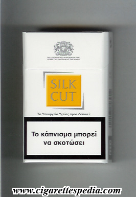 silk cut ks 20 h white yellow greece england