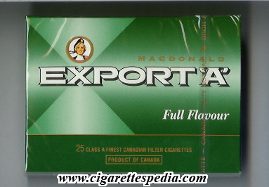 export a full flavor s 25 b new design with cross green canada
