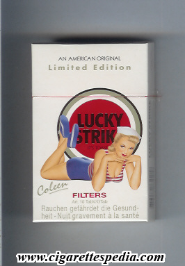 lucky strike with girl filter coleen ks 20 h switzerland usa