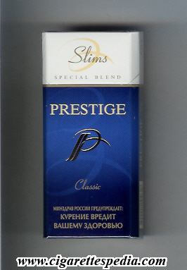 p prestige bulgarian version slims special blend classic l 20 h bulgaria