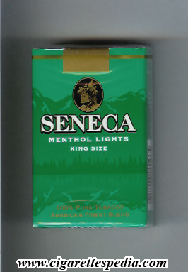seneca canadian version menthol lights ks 20 s usa canada
