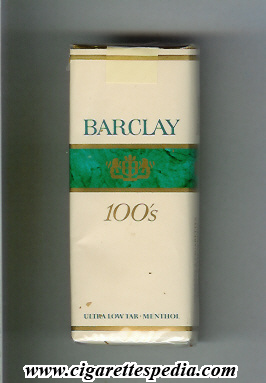 barclay green barclay menthol l 10 s usa