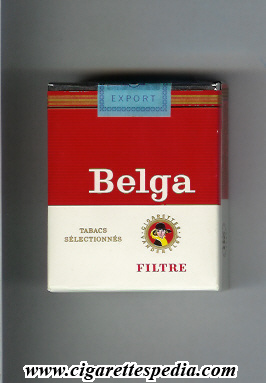 belga with women on white tabacs selectionnes filtre s 20 s red white belgium