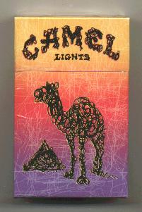 Image:Camel Lights (Art Issue - designed by Gregg Gordon of Gigart) KS-20-H U.S.A..jpg